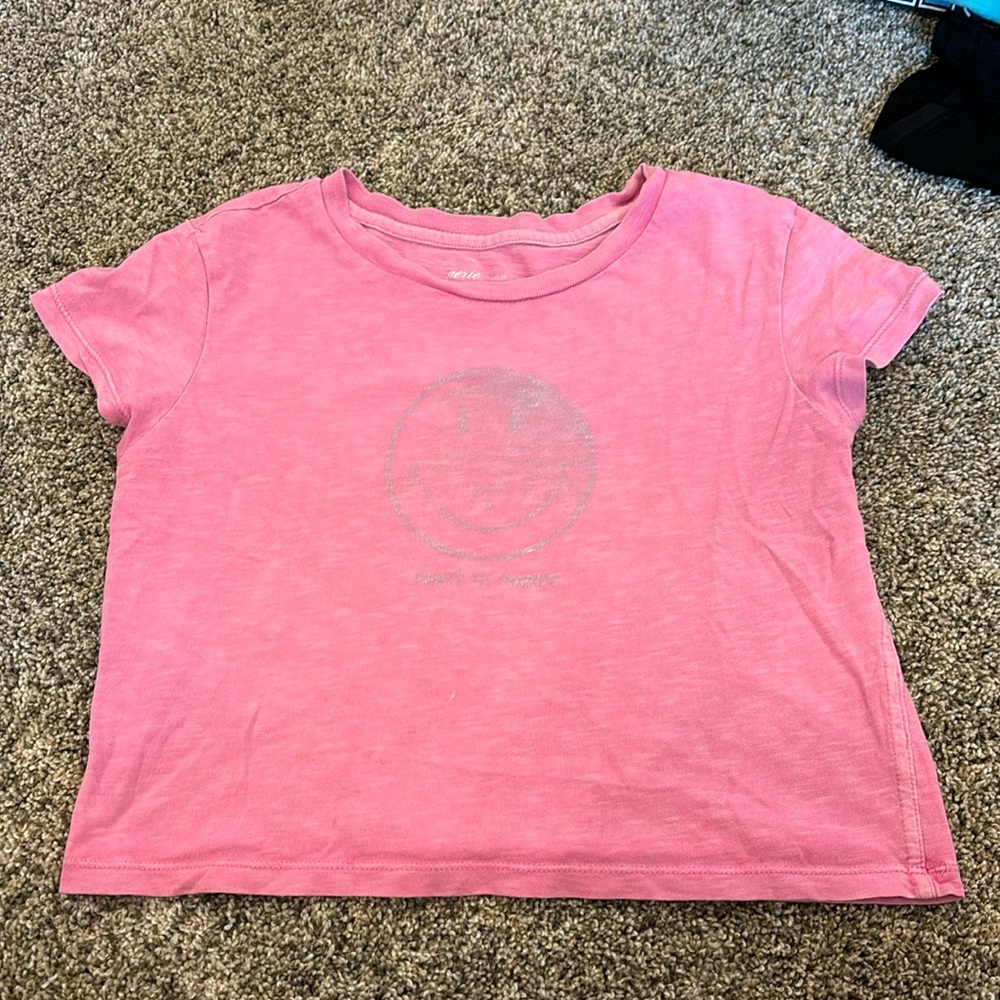 Women’s AERIE XS smiley face crop top